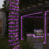 1 x RAW Customer Returns Solar Rope Light Outdoor, DINOWIN 39 ft 12M 100 LEDs Tube Fairy Lights Waterproof Tube Light Light Tube for Garden Yard Path Fence Tree Wedding Party Decoration Modern Purple  - RRP €18.99