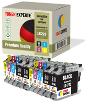 2 x RAW Customer Returns TONER EXPERTE 10 XL LC223 printer cartridges compatible for DCP-J4120DW MFC-J4420DW MFC-J4620DW MFC-J4625DW MFC-J480DW MFC-J5320DW MFC-J5620DW MFC-J5625DW MFC-J5720DW MFC-J680DW MFC-J880DW - RRP €42.14