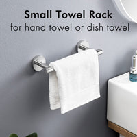 1 x RAW Customer Returns KES Towel Holder Bathroom Tea Towel Holder Stainless Steel SUS 304 Towel Rail Towel Holder Wall Mounted 23CM Polished, A2000S23 - RRP €25.86