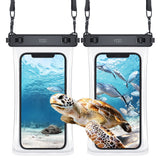 2 x RAW Customer Returns YOSH Waterproof Mobile Phone Case with Crossbody Design Pack of 2 , 7.5 Inch Waterproof Mobile Phone Case with Integrated TPU Seal Design, Mobile Phone Water Protection Case for iPhone, Samsung, Huawei, Xiaomi - RRP €26.08