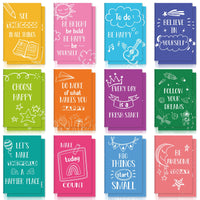 1 x RAW Customer Returns 24 Pcs Colorful Notebook, Mini Funny Motivational Notepads Inspirational Pocket Notebooks Small Kawaii Journals Teacher Supplies for Gift Class Prizes Lovely Style  - RRP €19.52