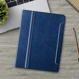 1 x RAW Customer Returns Antbox Case for iPad Pro 13 inch Case M4 2024 with Pen Holder Pencil Holder Auto Sleep Wake Function PU Leather Case Protective Case Blue  - RRP €39.99