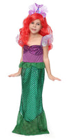 27 x Brand New ZUCOS Princess Mermaid Costume Set Birthday Party Halloween Cosplay Wig and Light Headband Short Sleeve 3-4 Years  - RRP €620.73