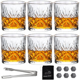 1 x RAW Customer Returns Whiskey Glasses 6 Pieces Crystal Whiskey Glasses Set of 6 30cl 300ml-Heavy Old Fashioned Whiskey Glasses for Scotch, Bourbon Old Fashioned Cocktails Whiskey Gift for Men-Father s Day Gift - RRP €34.75