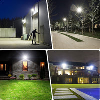 1 x RAW Customer Returns Blivrig LED spotlight outdoor 500W, LED floodlight 50000LM super bright LED headlight floodlight, 6000K cold white outdoor spotlight, IP66 waterproof LED outdoor light floodlight for backyard, garage, hallway, garden - RRP €103.18