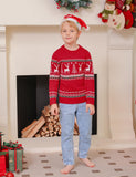 1 x RAW Customer Returns Wayleb Christmas Jumper Children s Christmas Jumper Family Set Ugly Christmas Sweater Funny Ugly Sweatshirt for Boys Girls Cozy Christmas Jumper Crew Neck Long Sleeve - RRP €12.89