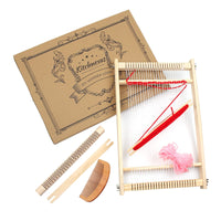 1 x RAW Customer Returns Kitchnexus DIY Wooden Loom Set Knitting Chair Handmade Wooden Toy Idea for Beginners, Professionals, Adults, Children - RRP €21.48