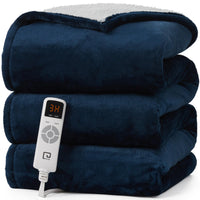 1 x RAW Customer Returns EHEYCIGA electric blanket with automatic switch-off, heating blanket, electric blanket, cuddly blanket - RRP €37.16