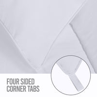 1 x RAW Customer Returns Utopia Bedding Quilted Duvet 220x260 cm, Bed Duvet 160 180, Nordic Filling 200 gr m in 100 Microfiber White  - RRP €30.43