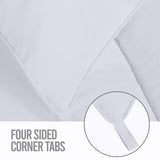 1 x RAW Customer Returns Utopia Bedding duvet 200x200 cm, microfiber all-year-round duvet with corner loops, quilt with hollow fiber filling 200 GSM white  - RRP €26.49