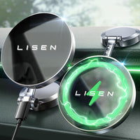 1 x RAW Customer Returns LISEN 15W for Magsafe Car Holder with Charging Function Magsafe Charger Car Magnet Cell Phone Holder Car Wireless Car Charger Car Cell Phone Holder for iPhone 15 14 13 12 Pro Max Mini Plus - RRP €28.22