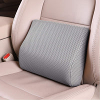 1 x RAW Customer Returns Livtribe lumbar cushion car, memory foam lumbar support cushion, ergonomic back cushion for car seats, office chair, wheelchair gray  - RRP €31.2