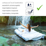 1 x RAW Customer Returns Twillie Pillowcase Waterproof 50x80 cm Set of 2 - Aegis - Oeko-TEX certified - Pillow protector with zipper - Pillow protector cover Breathable, hypoallergenic, anti-mite, antibacterial - RRP €23.47