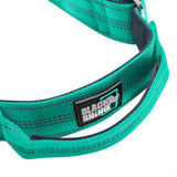 1 x RAW Customer Returns Black Rhino Tactical Dog Collar, Ultra Soft Neoprene Padded Dog Collars for Medium Large XL Dogs, Heavy Duty Metal Buckle, Padded Handle for Dog Training Large, Aqua  - RRP €16.99