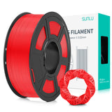 1 x RAW Customer Returns SUNLU PLA Filament 1.75mm, PLA Plus 3D Printer Filament, Stronger Load, Neatly Wound, 1KG 3D Printing PLA Filament, Dimensional Accuracy - 0.02mm, Red - RRP €17.98