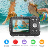 1 x RAW Customer Returns Heegomn Waterproof Digital Camera for Kids, 16MP Full HD 1080P, 8X Digital Zoom, Underwater Camera for Teens Beginners Blue  - RRP €43.55