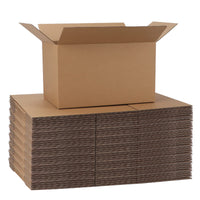 1 x RAW Customer Returns HORLIMER 40 pieces folding boxes shipping boxes 254x153x153 mm, sturdy small boxes made of corrugated cardboard for objects, toys, stationery, Christmas packages and cardboard shipping - RRP €36.99