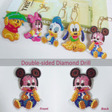 3 x Brand New VDYXEW Diamond Painting Keychain DIY Special Diamond Shape Key Chain Bag - RRP €68.4