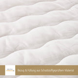 1 x RAW Customer Returns ARCTIC mattress protector 90x200, white I breathable mattress topper made of 100 Oekotex cotton I allergy-friendly bed protection, mite cover moisture protection I hygienically washable at 85  - RRP €36.95