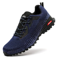 1 x RAW Customer Returns Kricely Trail Running Shoes Men Lightweight Breathable Hiking Boots Non-Slip Running Shoes Outdoor Fitness Road Running Shoes Blue 44  - RRP €51.99