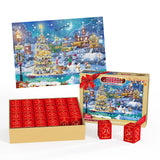 1 x RAW Customer Returns Advent Calendar 2023 Puzzle, 24 Boxes 1008 Piece Countdown to Christmas Puzzle, Advent Calendar Puzzle for Adults and Kids, Christmas Calendar Jigsaw Puzzle Gift - RRP €27.76