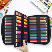 1 x RAW Customer Returns YOUSHARES Large pencil case holds 220 pencils or 145 gel pens for pencil case Aesthetic case, pencil case Multilayer color pencil case pencil case Lemon  - RRP €32.4