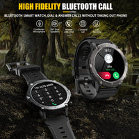 1 x RAW Customer Returns PYRODUM Smartwatch Men with Telephone Function, 1.32 HD Waterproof Fitness Watch, Fitness Tracker with Blood Pressure, SpO2 and Heart Rate Monitor, Pedometer, 20 Sports Modes, Bluetooth Smartwatch for Android iOS - RRP €35.45