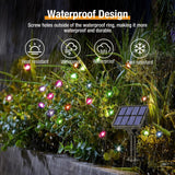 1 x RAW Customer Returns btfarm 2 Pieces Outdoor Solar Garden Lights, 15 2M 150LED Solar Outdoor Light Chain, Waterproof 8 Modes Copper Wire LED Fairy Lights Outdoor Solar Energy for Christmas Tree Patio Colorful  - RRP €19.15