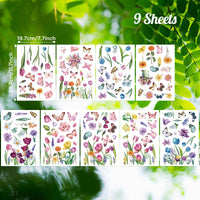 1 x RAW Customer Returns KIKISML Spring Window Pictures Self-adhesive 9 Sheets, Spring Window Stickers with Butterfly Flowers, Spring Summer Window Decoration, Spring Window Stickers Reusable for Children s Room - RRP €8.99