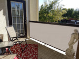 1 x RAW Customer Returns Sunnylaxx balcony privacy screen balcony cover 75x600 cm wind protection opaque balcony cover, balcony cladding, PES 170g m , wind and UV protection, with eyelets and cable ties taupe - RRP €24.0