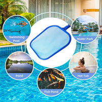 5 x Brand New Pool cleaning set, pool net set with sponge brush, cleaning brush and gloves, pool net bottom net, leaf net pool for swimming pool, aquarium, pond - RRP €103.45