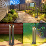 1 x RAW Customer Returns ledmo LED path lights outdoor 9W bollard light 3000K path lighting outdoor garden lights bollard lights 60CM path light IP65 - RRP €70.28