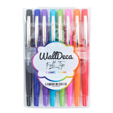 1 x RAW Customer Returns WallDeca Felt Tip Pens Set - 8-piece felt tip pen set - Felt tip pens for adults - Medium line width 0.5 mm - Particularly durable tip - Comfortable grip and quick drying - RRP €9.47