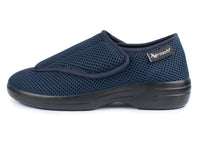 1 x RAW Customer Returns Aerosoft rehab shoe stretch 17 women men width GH velcro anti-slip blue, numeric 38  - RRP €65.5