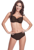 1 x RAW Customer Returns Merry Style Women s Bikini Set P61472W Brown, Cup 80 D Bottom 40  - RRP €61.8