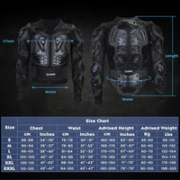 1 x RAW Customer Returns WILDKEN Motorcycle Jacket Body Armor Full Protective Clothing Motorcycle Professional Sportswear for Women Men Adult Spine Motorcycle Suit Black, L  - RRP €63.52