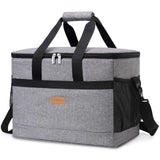 1 x RAW Customer Returns Lifewit 30L Cooler Bag Picnic Bag Lunch Bag Thermal Bag Insulated Bag for Food Transport, Grey - RRP €32.99