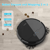 1 x RAW Customer Returns Tikom vacuum cleaner robot, G8000 vacuum robot with mopping function, 2700Pa suction power, WLAN, ideal for pet hair, carpets and hard floors - RRP €149.99