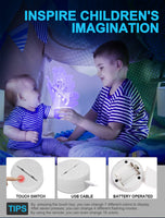 8 x Brand New Nice Dream Unicorn Night Light for Children, Unicorn Gifts for Girls, Remote Control 16 Color Changing Dimmable, Children s Room LED Light 3D Illusion Lamp for Boys Living Room Bedroom Decor - RRP €163.2