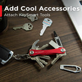 1 x RAW Customer Returns KeySmart - the compact key holder and pendant organizer up to 14 keys, red  - RRP €22.99