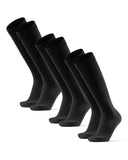 1 x RAW Customer Returns DANISH ENDURANCE Soft Knee High Socks for Men Women, Knee High Socks, 3 Pack Black, 39-42  - RRP €26.95