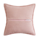 5 x Brand New MIULEE Soft Cushion Covers Decorative Square Cushion Covers Spring Soft Corduroy Striped Cushion Covers Pack of 2 for Home Sofa 60x60cm Pink - RRP €115.9