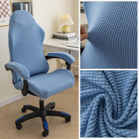 1 x RAW Customer Returns LIFEDX gaming chair covers gaming chair cover 4 pieces, office chair swivel chair cover with armrests chair back cover, stretchable chair covers for computer gaming chair, racing style, office chair - without chair - RRP €24.35