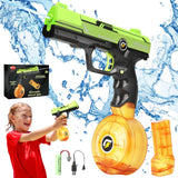 1 x RAW Customer Returns VATOS Electric Water Gun for Children Adults - 32 FT Long Range Automatic, 450cc 50cc Large Capacity, Summer Toy - RRP €17.14