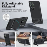 1 x RAW Customer Returns ESR Boost Kickstand Case for Samsung Galaxy S23 Ultra Case, 3 Stand Modes, Military Grade Drop Protection, Supports Wireless Charging, Slim Phone Case with Patented Kickstand, Black - RRP €19.57