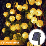 4 x RAW Customer Returns btfarm Solar Fairy Lights Lantern Outdoor 6.5 m LED 8 Mode Lantern Outdoor IP65 Waterproof Solar Fairy Lights Decoration for Garden, Balcony, Terrace, Yard Warm White  - RRP €75.96