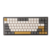 1 x RAW Customer Returns YUNZII KC84 Pro 84 Keys Hot Swappable Mechanical Keyboard, Gaming Keyboard with Translucent ABS Shell, RGB Backlit for Mac Win Gamer Gateron Black Switch, Shimmer  - RRP €99.88