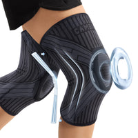 1 x RAW Customer Returns CAMBIVO 2 x knee brace men women, knee pads with side stabilizers and patella gel pad, bandage knee support for running, sports, ACL, arthritis, meniscus tear, pain relief - RRP €30.55