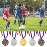 2 x Brand New DIVINA VITAE Winner Medals Gold Silver Bronze Medals Children s Birthday 12 Pieces Medals Ribbon Metal Award Medals Children s Medal Football Sport Party Competition Medal - RRP €62.4