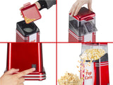 1 x RAW Customer Returns BEPER 90.590Y Popcorn Machine, Popcorn in 3 Minutes, 1200 W, Hot Air Circulation, Red - RRP €51.32